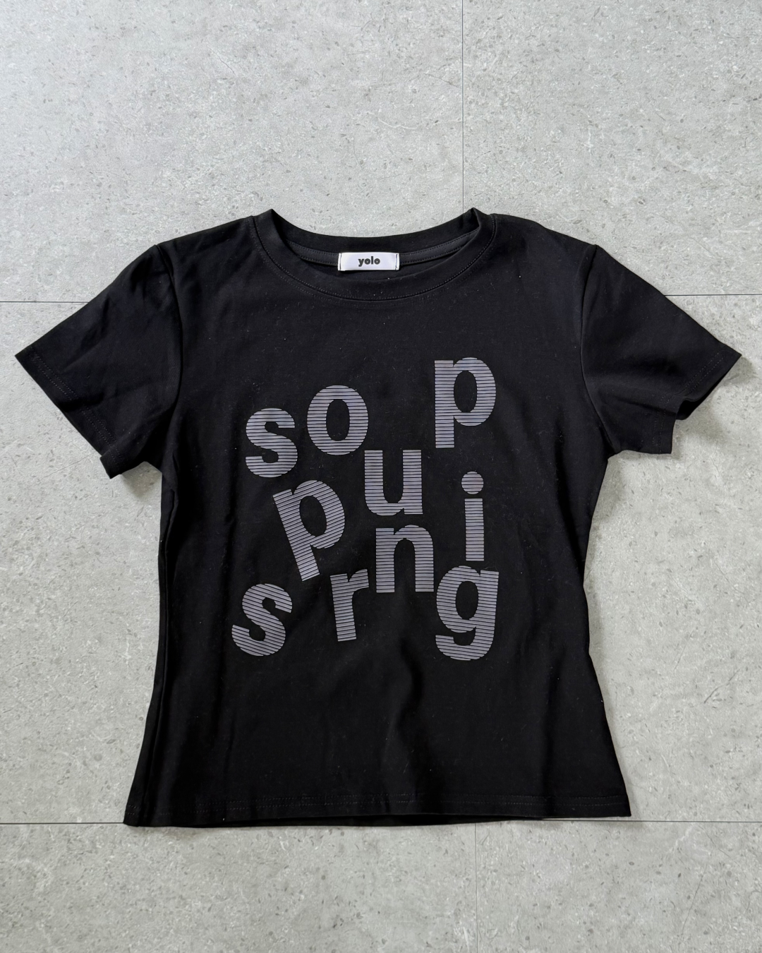 フロントレタープリントTシャツ K3230
