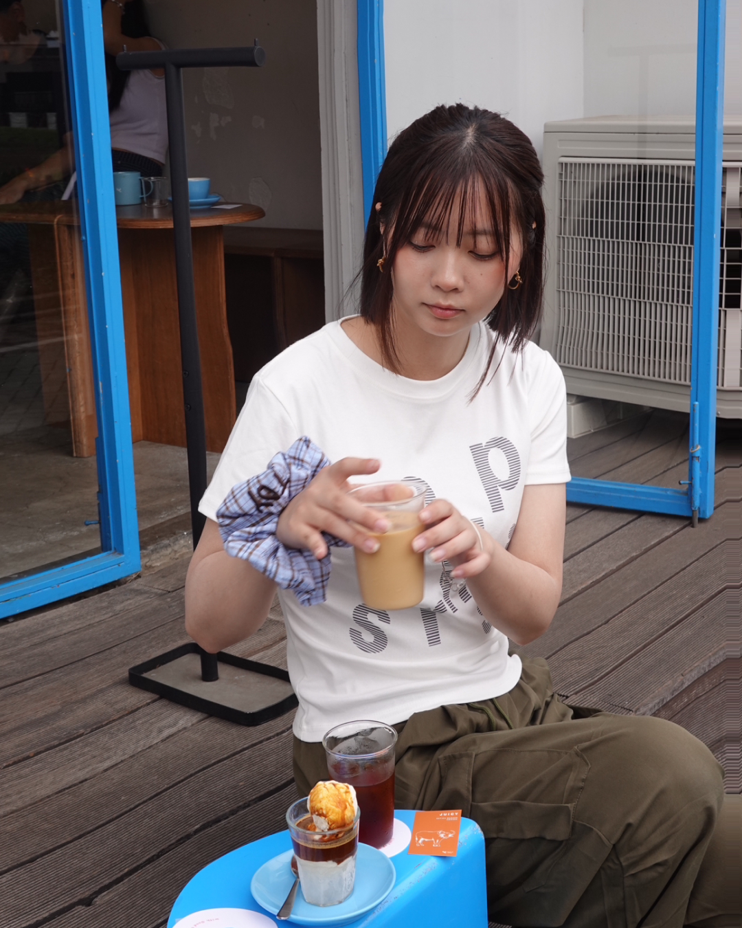 フロントレタープリントTシャツ K3230