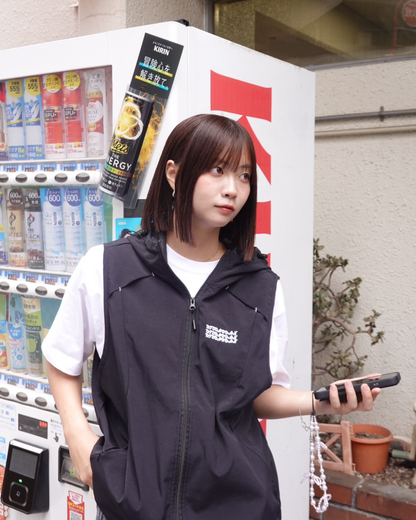 フード付きテックベスト K3241