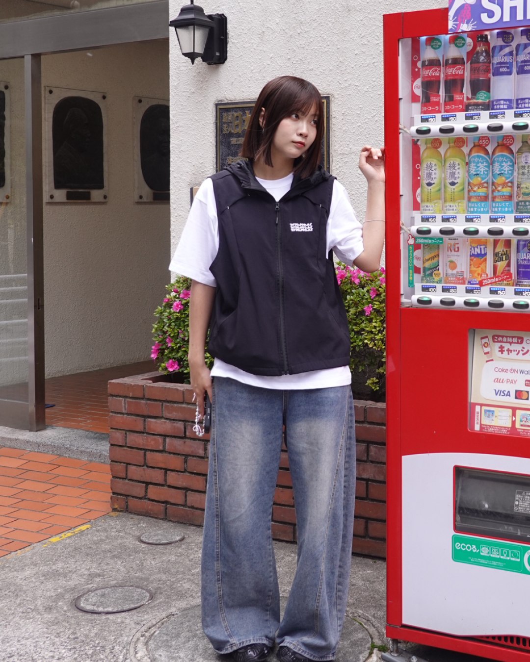 フード付きテックベスト K3241