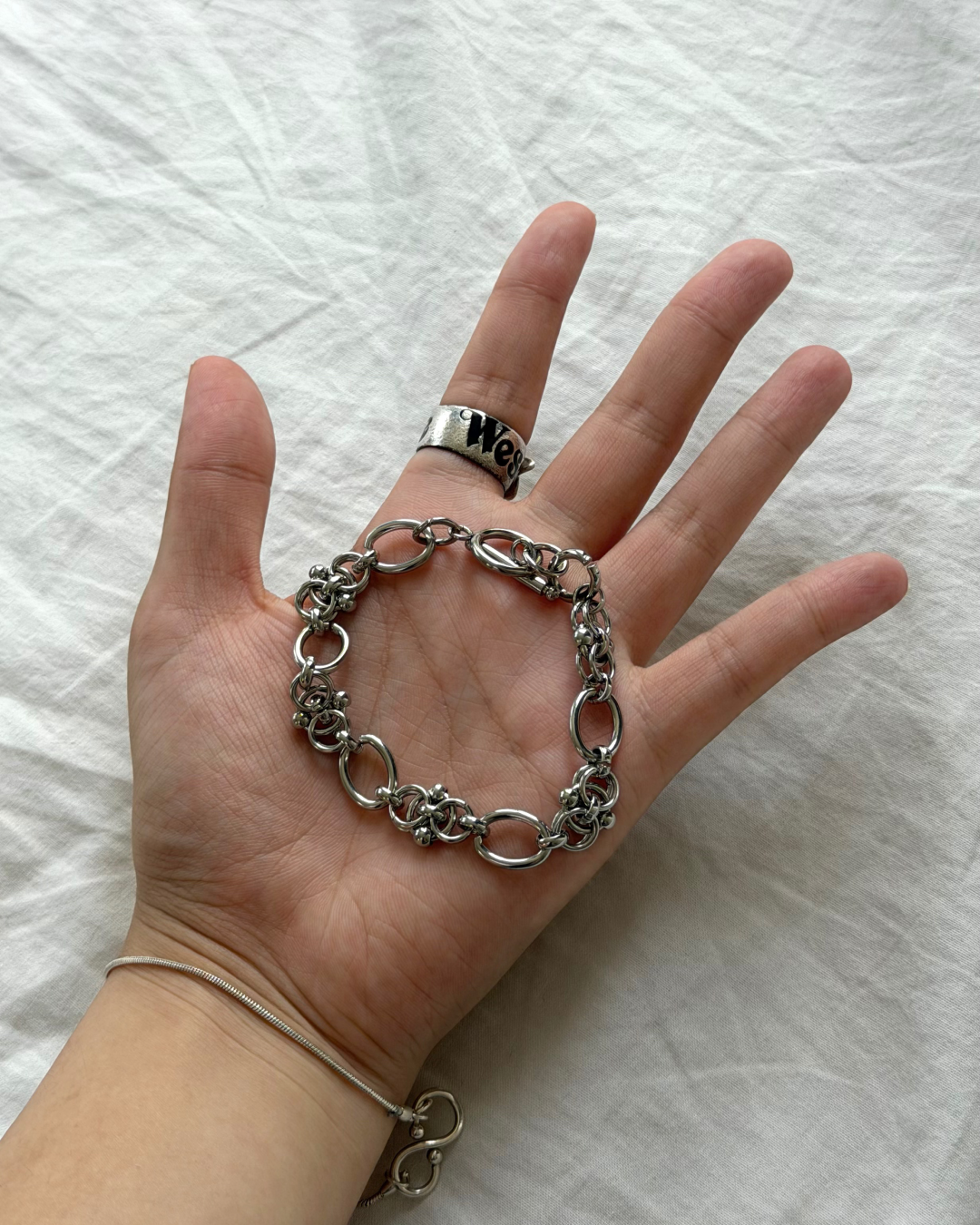 メタルデザインブレスレット K3256