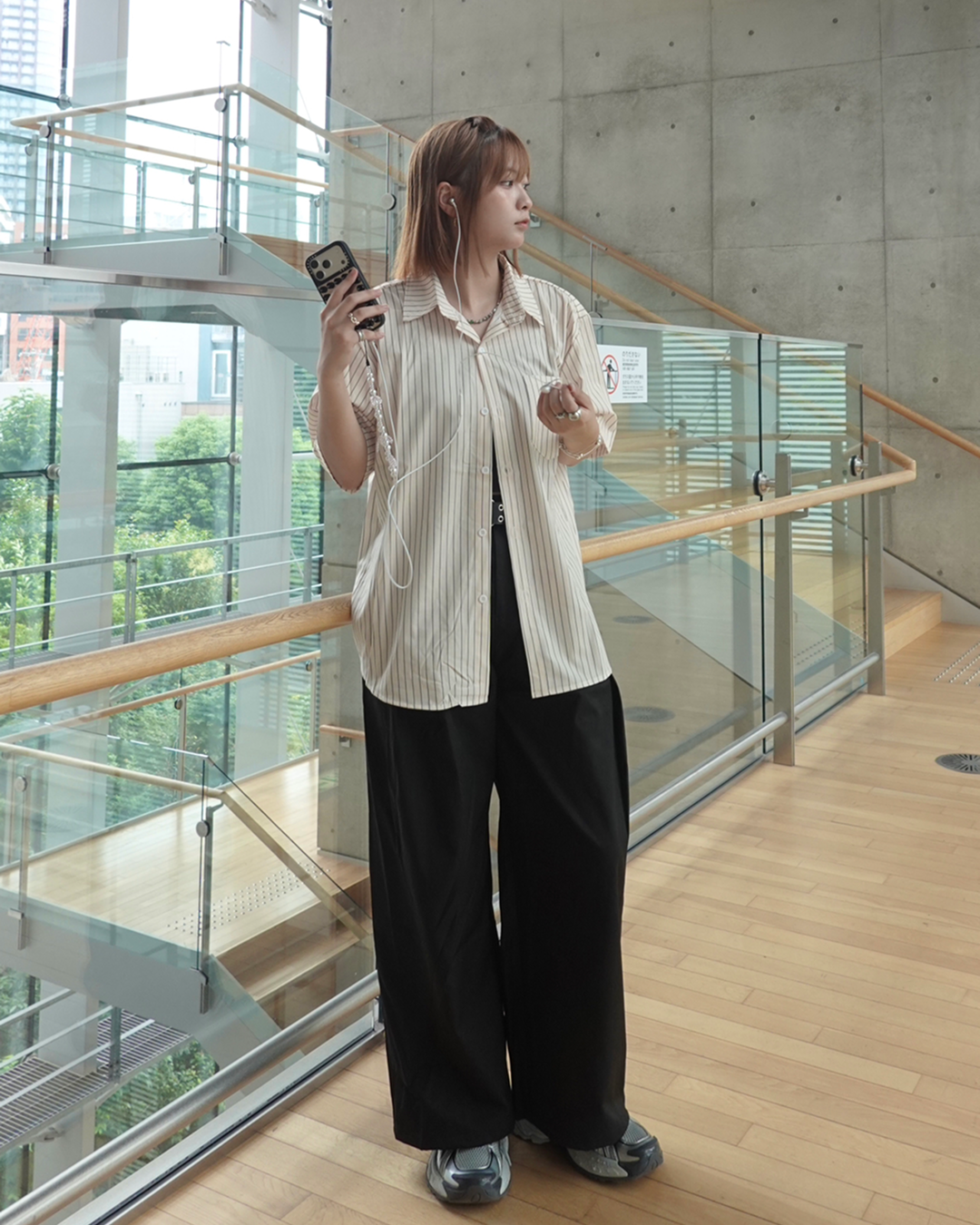 ダブルタックワイドスラックスパンツ K3274