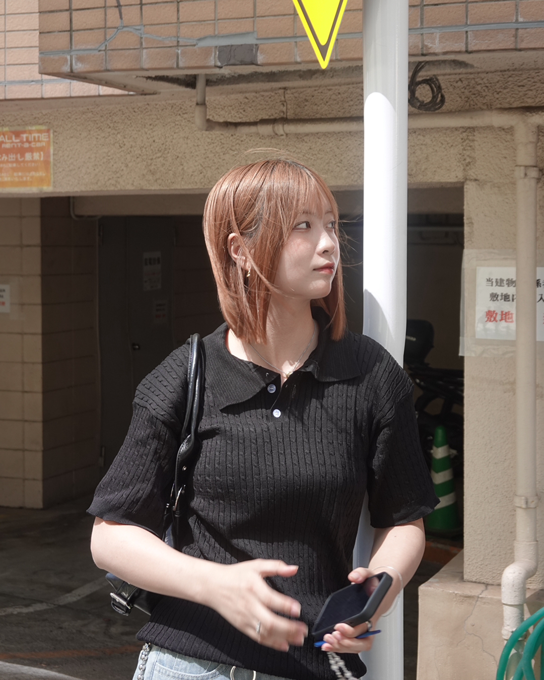 スリムフィットニットポロ K3305