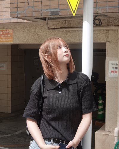 スリムフィットニットポロ K3305