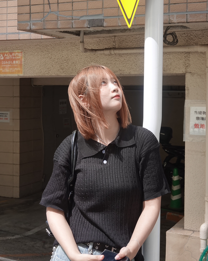 スリムフィットニットポロ K3305