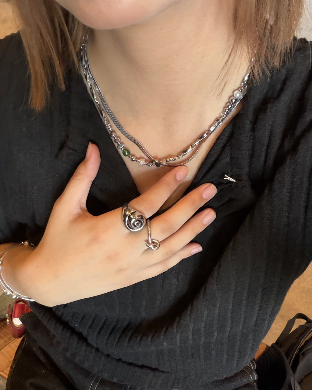 スネークネックレス K3329