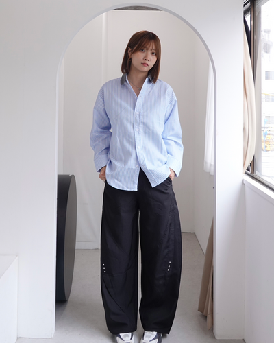 【再販】スタッズデザインワイドパンツ K0374