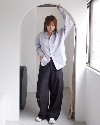 【再販】スタッズデザインワイドパンツ K0374