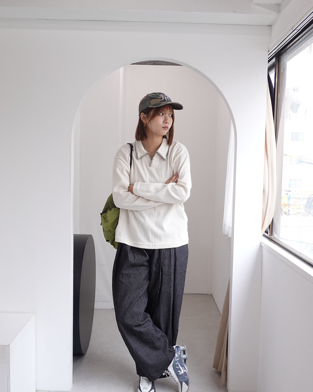 ハンドステッチポロシャツ K3356