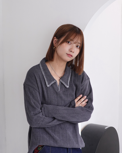 ハンドステッチポロシャツ K3356