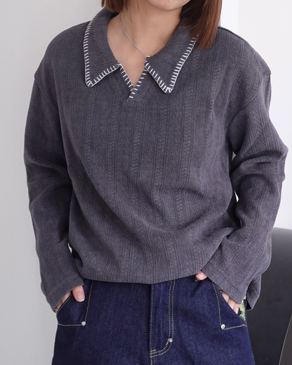 ハンドステッチポロシャツ K3356