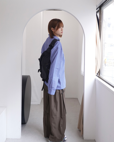 カジュアルブルーチェックシャツ K3360