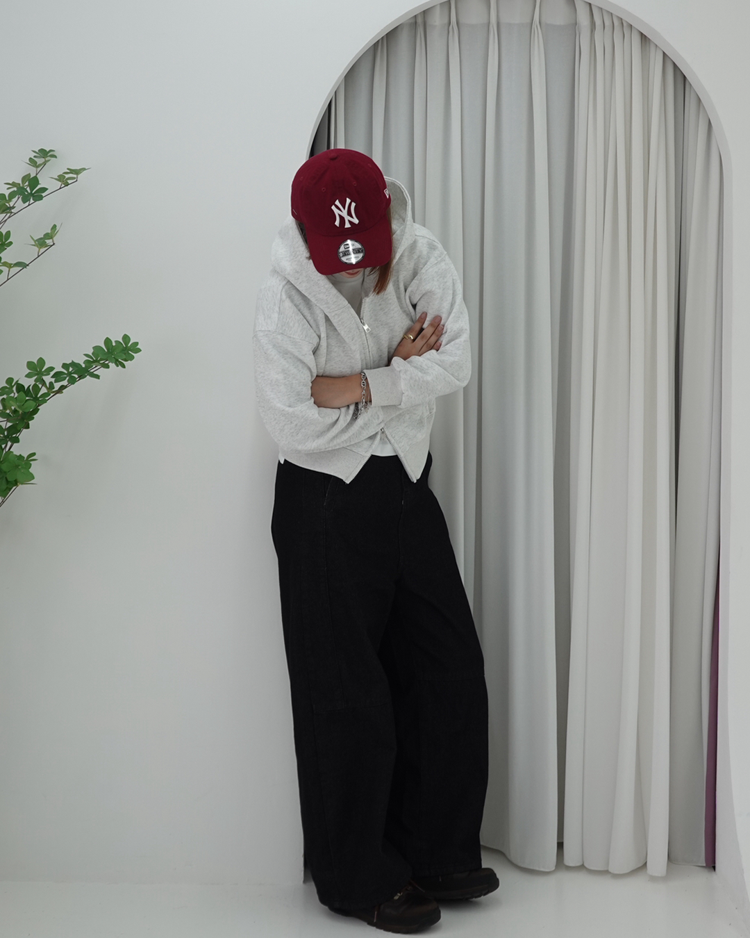 ソフトツイルカーブパンツ K3425