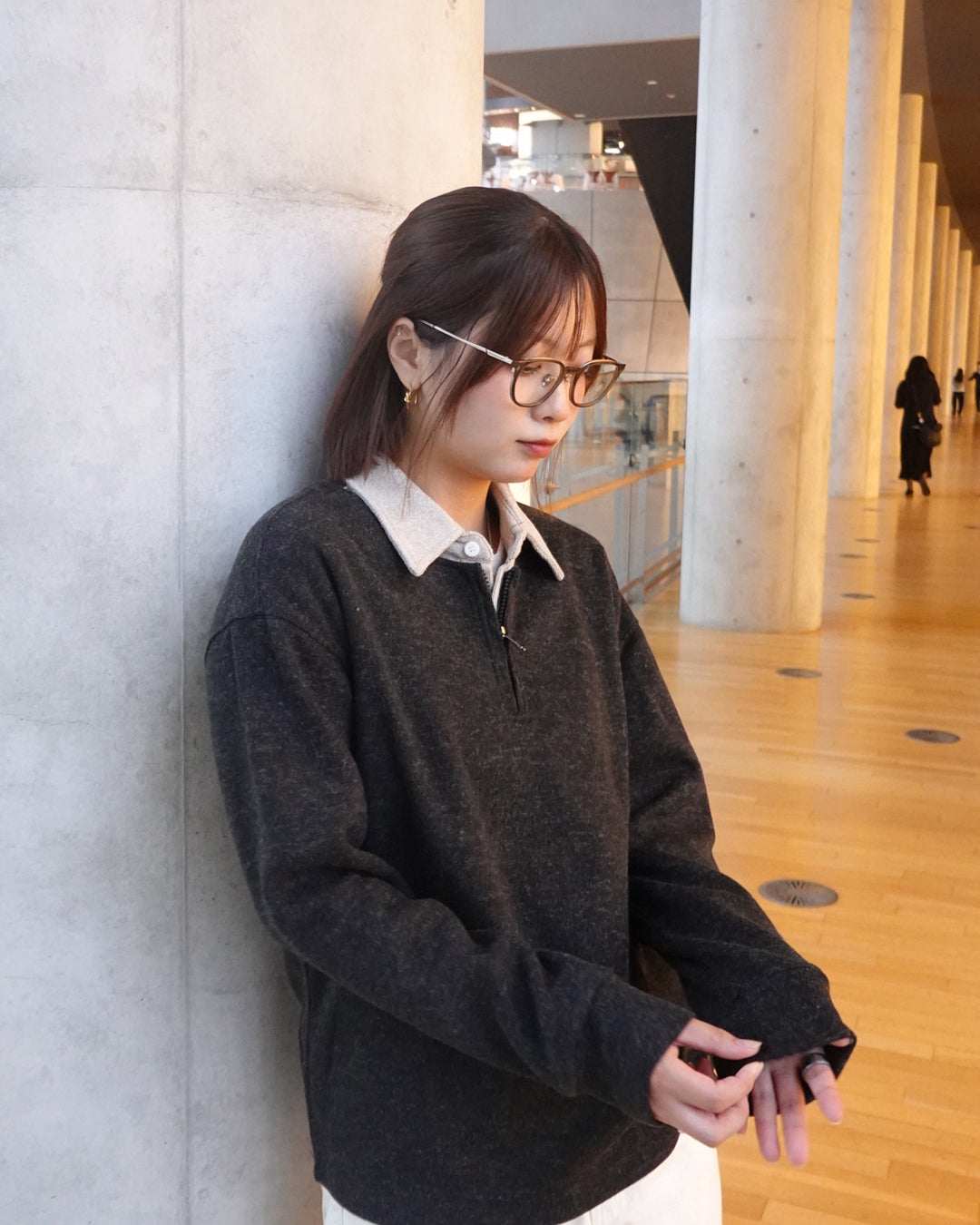 フェイクツーピースプルオーバートップ K3639