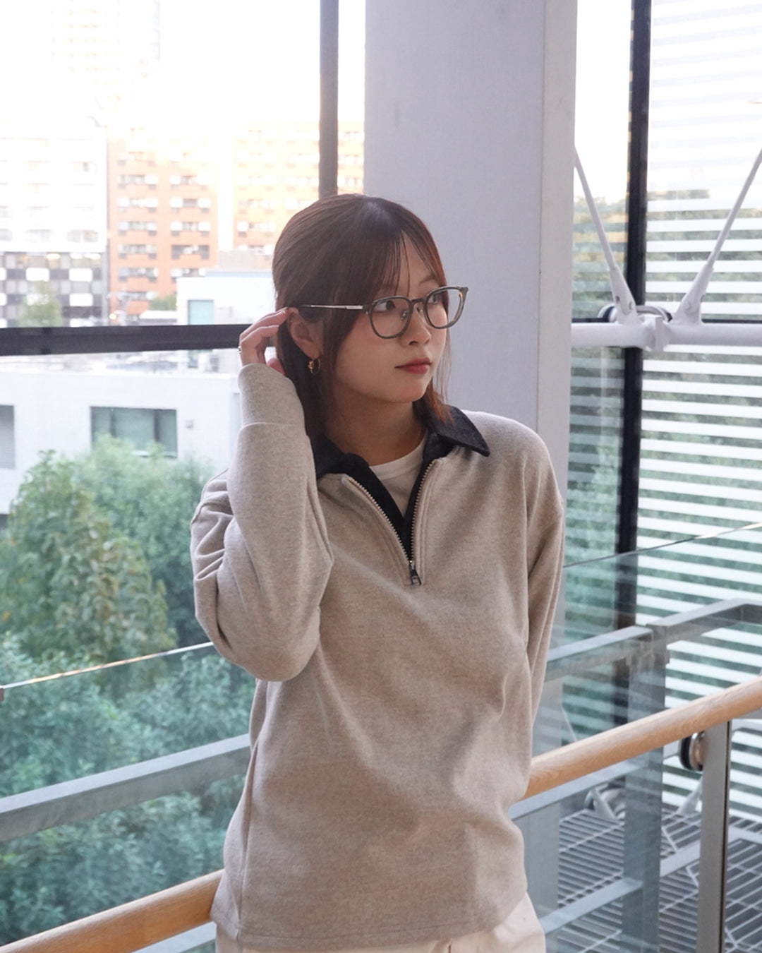 フェイクツーピースプルオーバートップ K3639