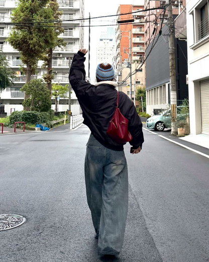 【即納】スタンドボアブルゾン K5008