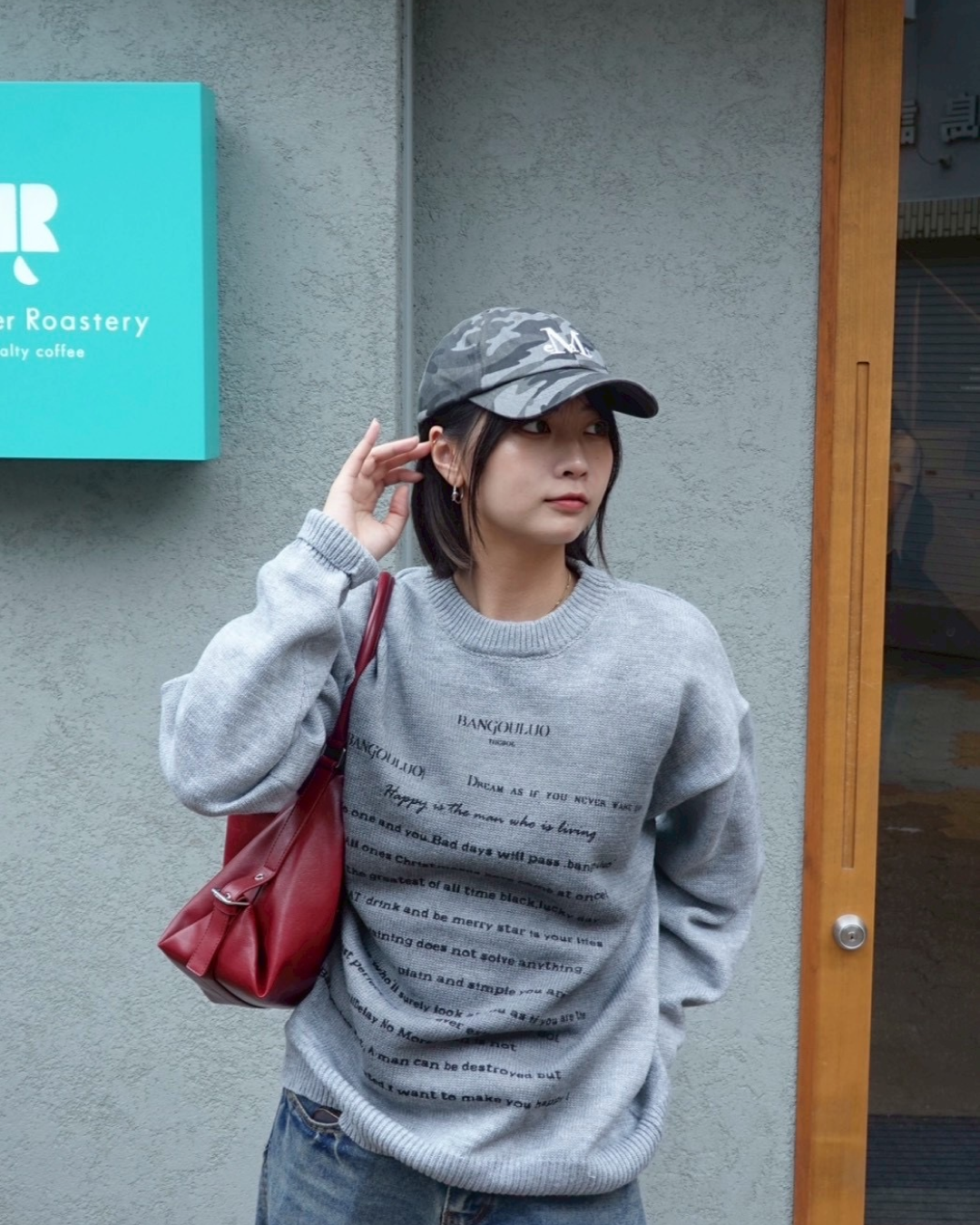 【即納】フロントデザインニット K5009