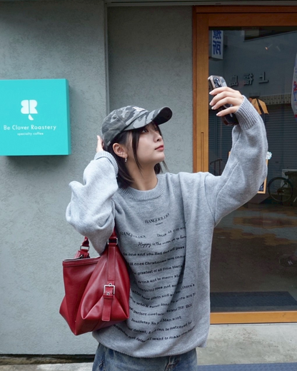 【即納】フロントデザインニット K5009