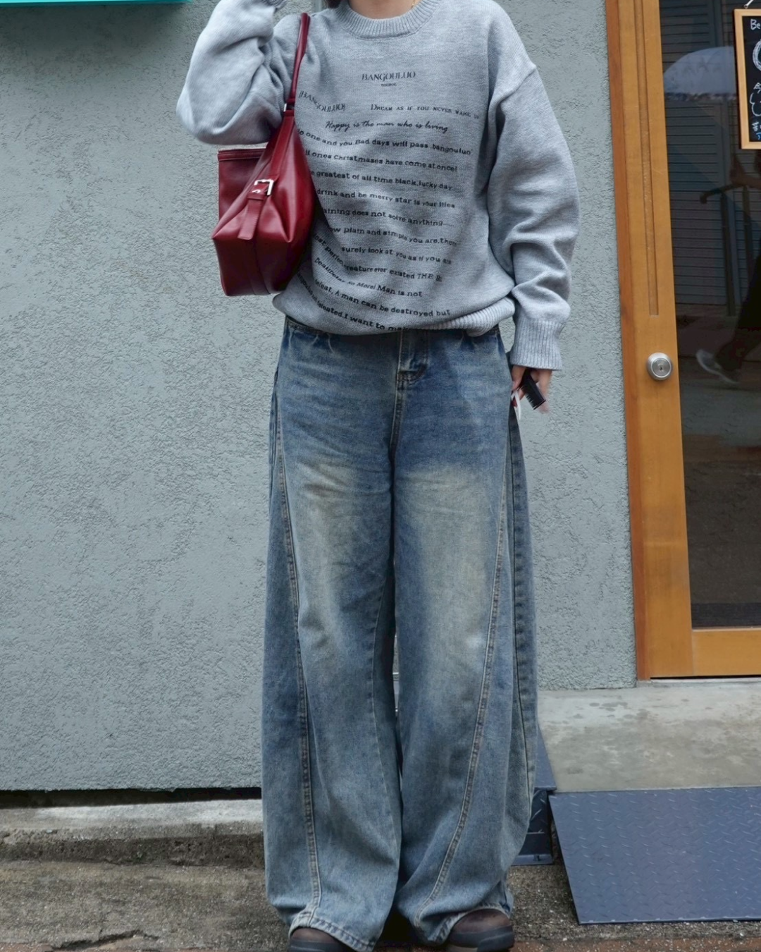 【即納】フロントデザインニット K5009