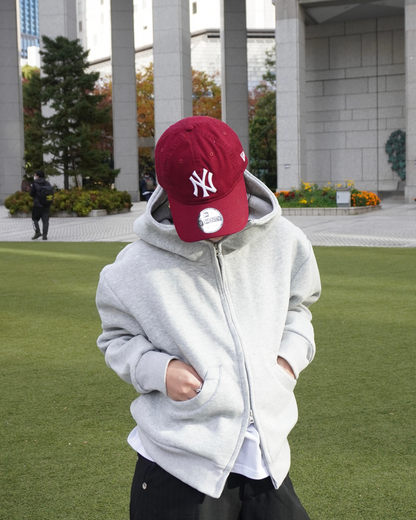 【即納】スタンドカラーフードパーカー K5013