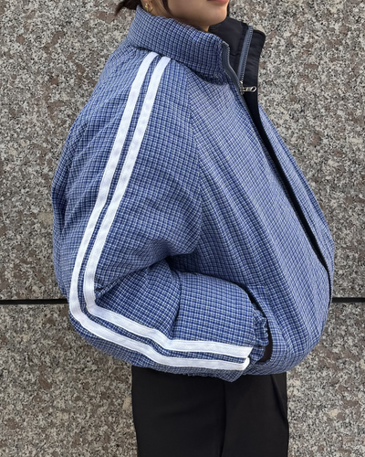 【即納】リバーシブルスタンドカラーブルゾン K5014