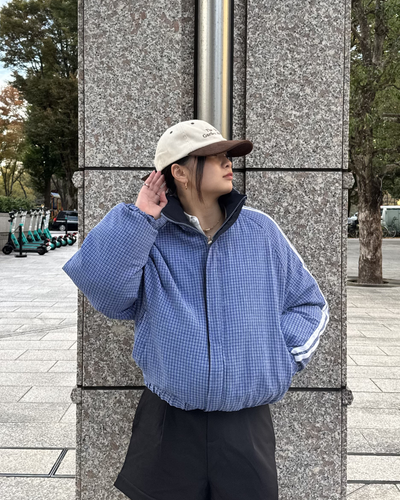 【即納】リバーシブルスタンドカラーブルゾン K5014