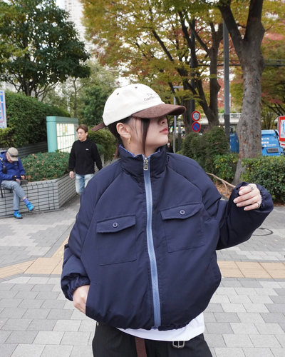 【即納】リバーシブルスタンドカラーブルゾン K5014