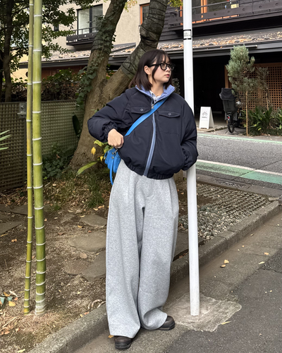 【即納】リバーシブルスタンドカラーブルゾン K5014
