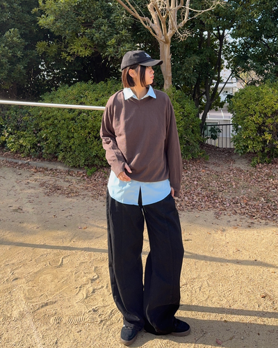 【即納】シンプルカラーシャツ K5015