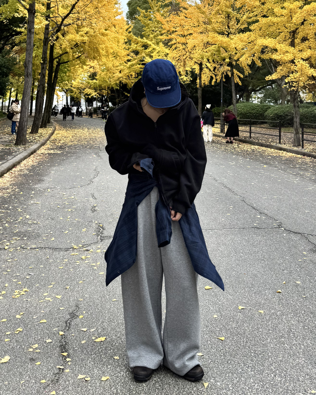 【即納】チェックフードシャツ K5017