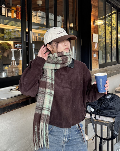 【即納】コーデュロイレザーカラーブルゾン K5018