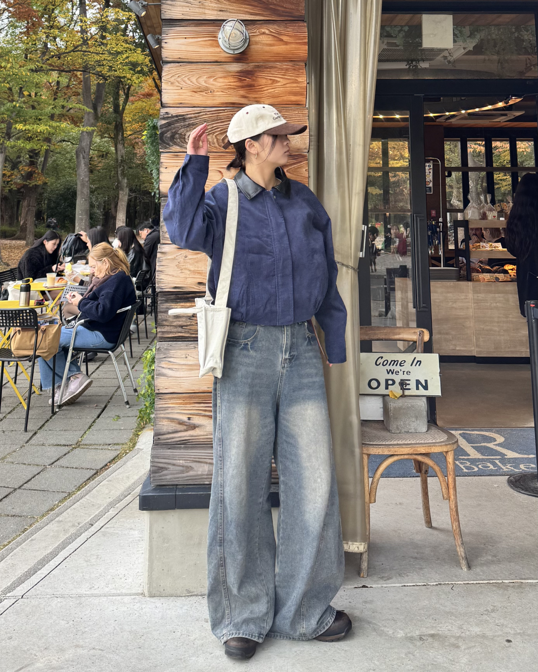 【即納】コーデュロイレザーカラーブルゾン K5018