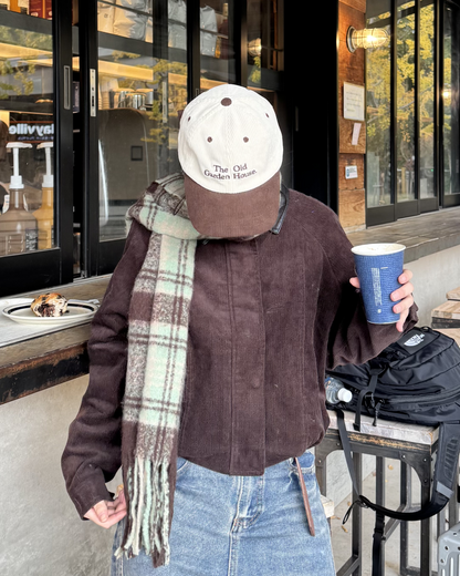 【即納】コーデュロイレザーカラーブルゾン K5018