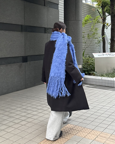 【即納】ウールブレンドロングコート K5021