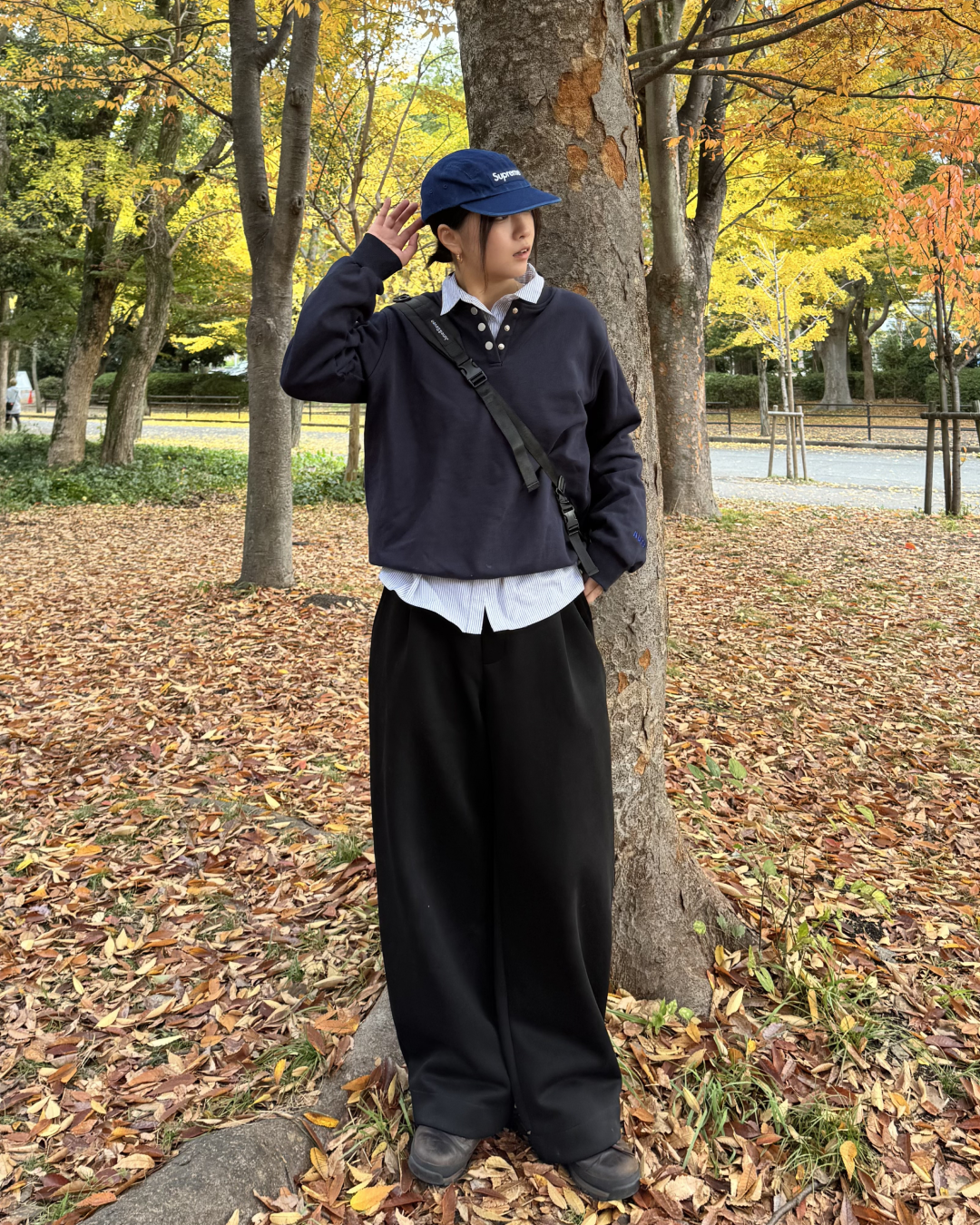 【即納】ワイドスウェットパンツ K5024