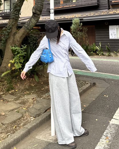 【即納】ワイドスウェットパンツ K5024