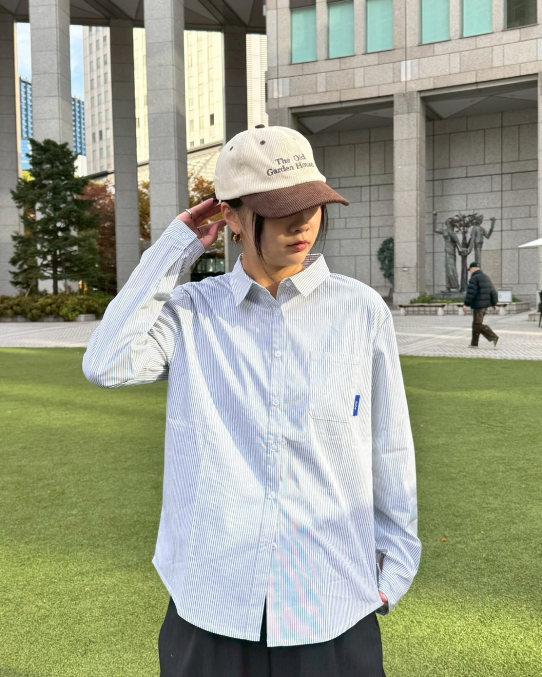 【11/25 19:00販売開始 オリジナル 即納】オックスフォードストライプシャツ K6000