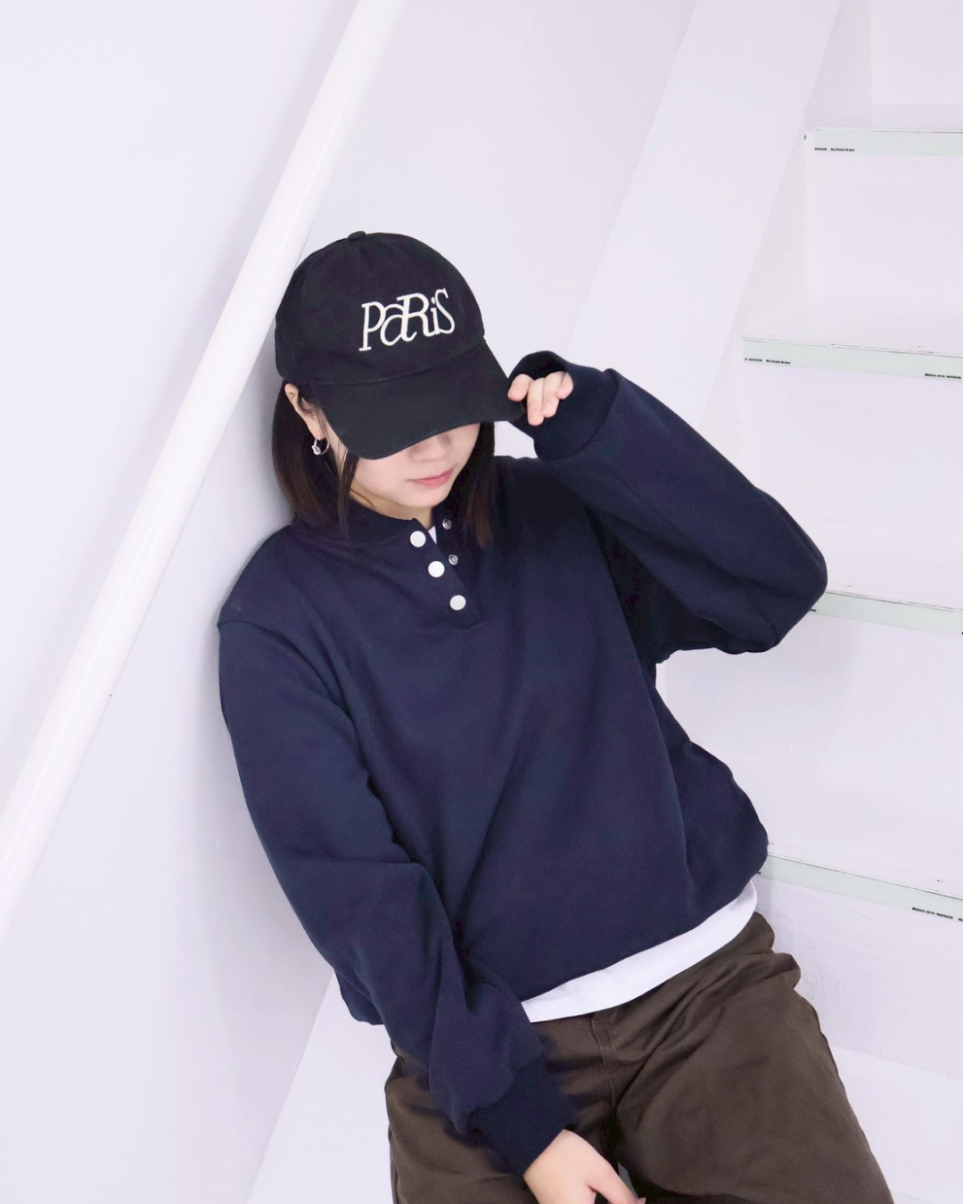 【11/25 19:00販売開始 オリジナル 即納】コットンヘンリーネックスウェットシャツ K6001