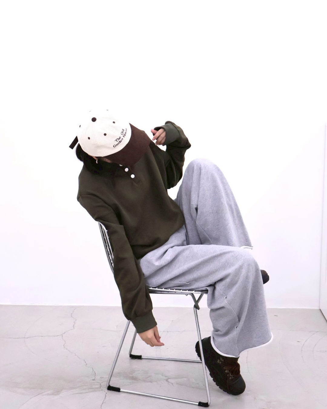 【11/25 19:00販売開始 オリジナル 即納】コットンヘンリーネックスウェットシャツ K6001