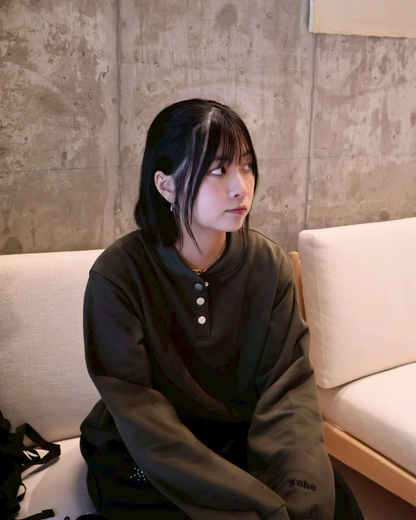 【11/25 19:00販売開始 オリジナル 即納】コットンヘンリーネックスウェットシャツ K6001