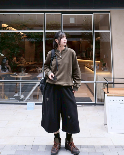 【11/25 19:00販売開始 オリジナル 即納】コットンヘンリーネックスウェットシャツ K6001