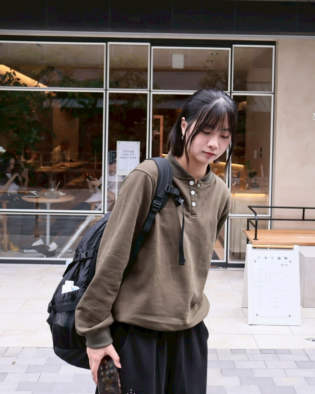 【11/25 19:00販売開始 オリジナル 即納】コットンヘンリーネックスウェットシャツ K6001