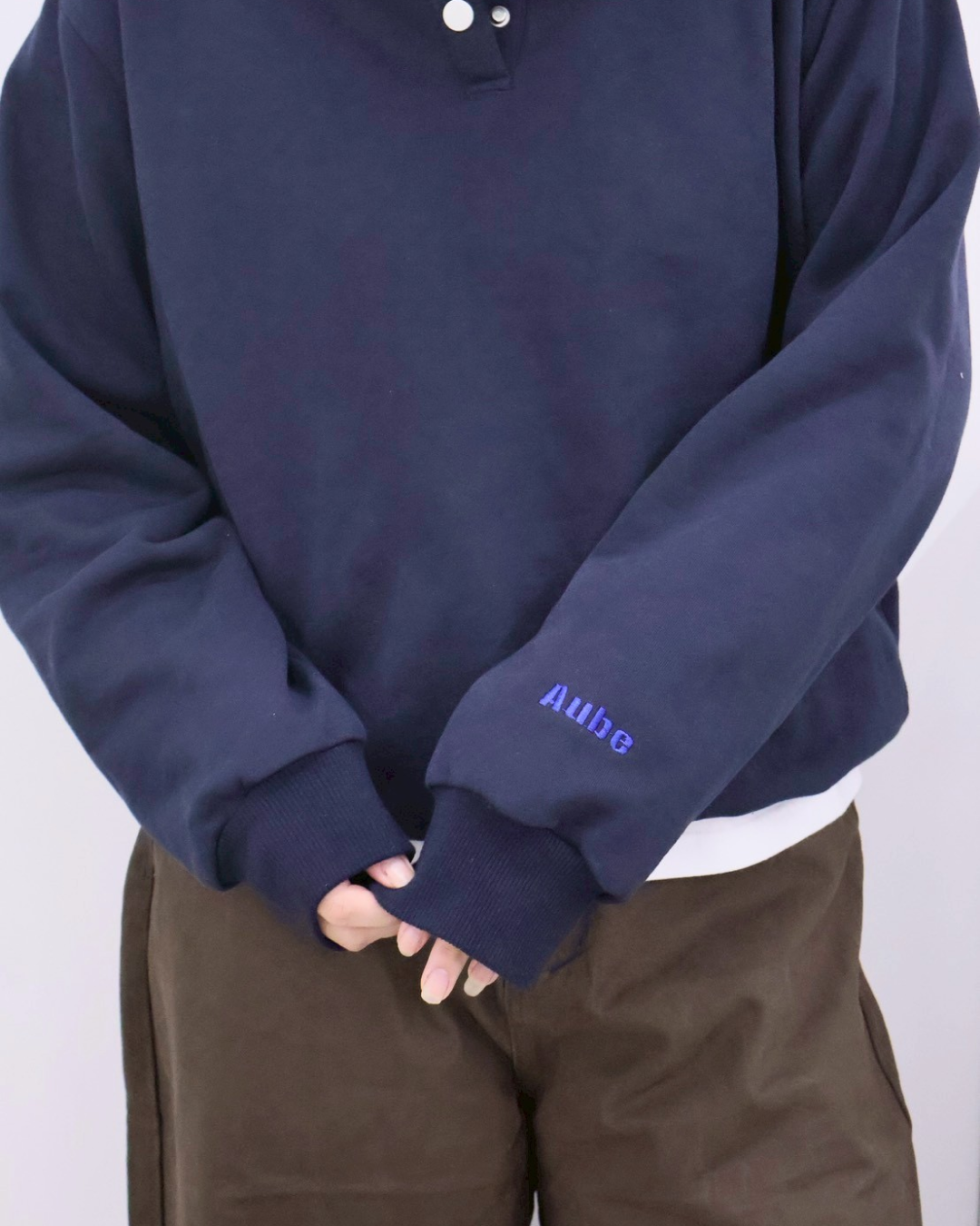 【11/25 19:00販売開始 オリジナル 即納】コットンヘンリーネックスウェットシャツ K6001