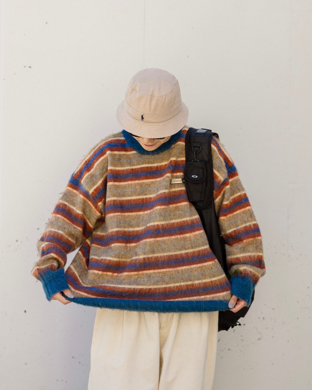 Retro stripe knit KA0024