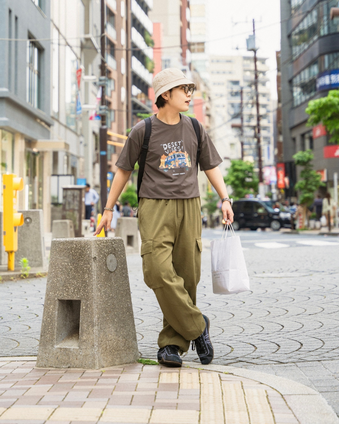 デザートバスプリントTシャツ　KA0046