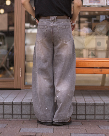 ペイントデニムパンツ KA0166