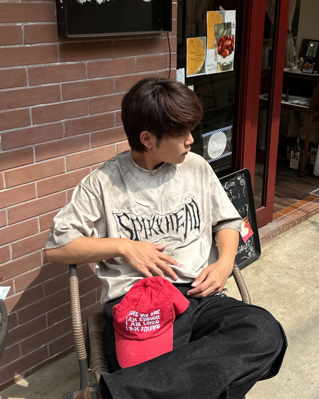 Sサイズ STRONG 006 KNIT T (BLACK) 深水光太