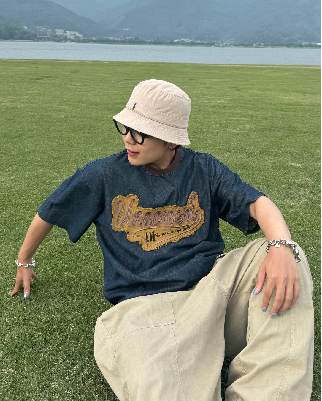 デザイン刺繍Tシャツ KA1039