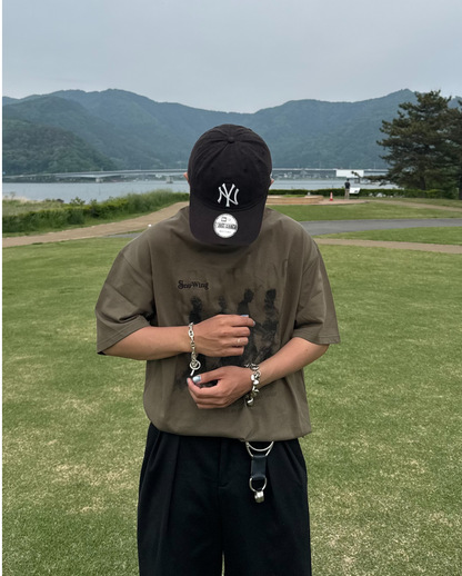 シャドウプリントTシャツ KA1049