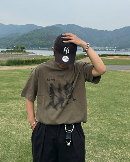 シャドウプリントTシャツ KA1049